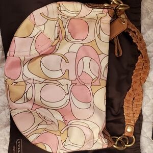 Coach signature hobo